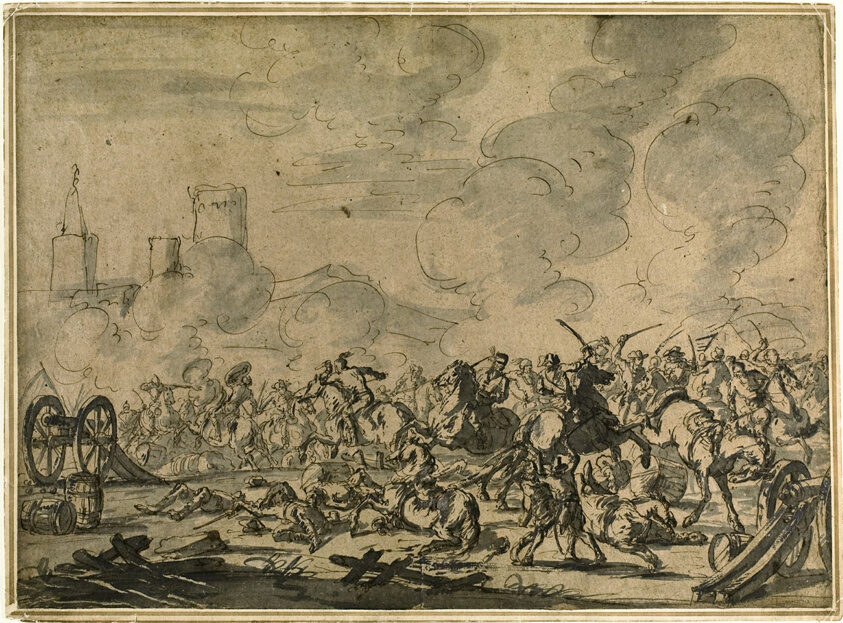 Cavalry and Artillery Battle