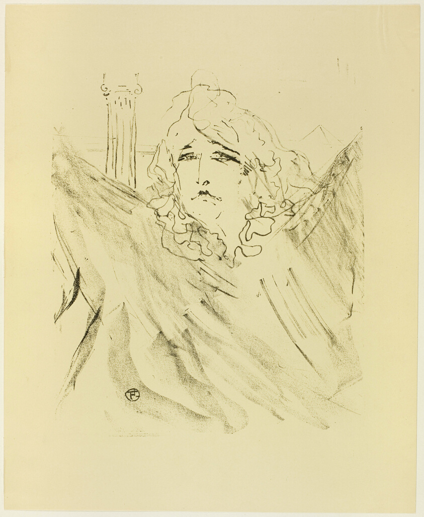Sarah Bernhardt, from Treize Lithographies