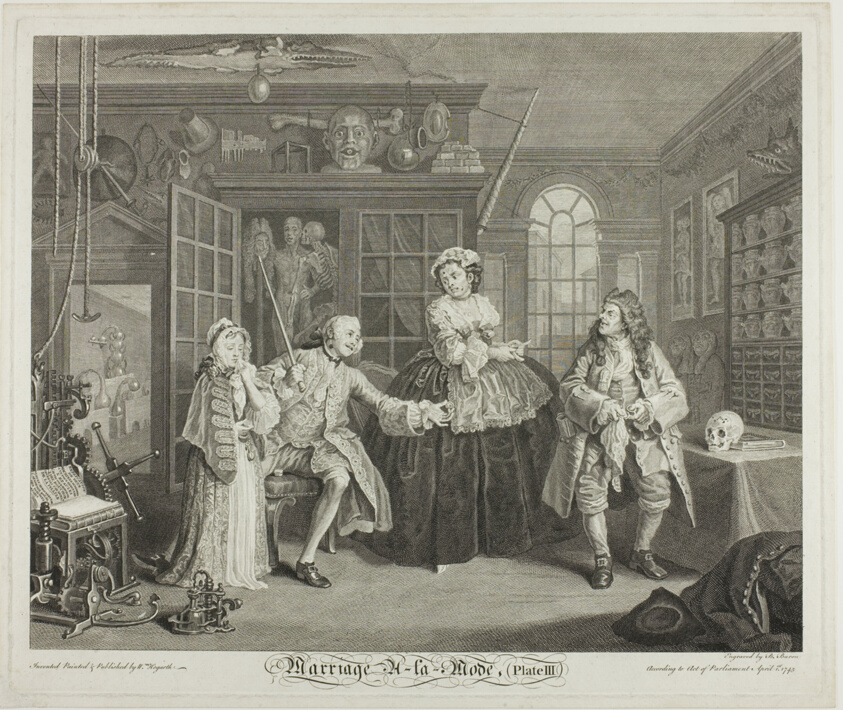 Plate Three, from Marriage à la Mode