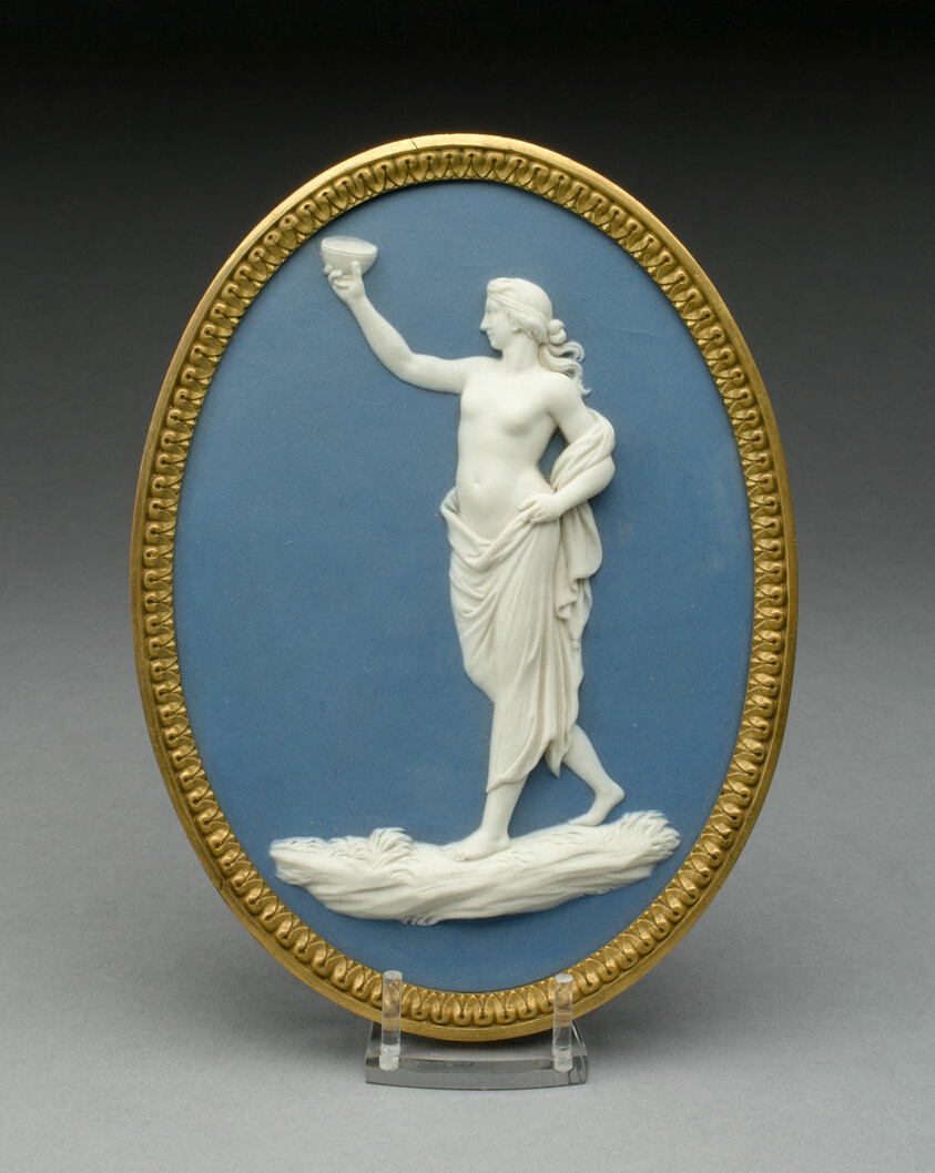 Plaque with Bacchanalian Figure