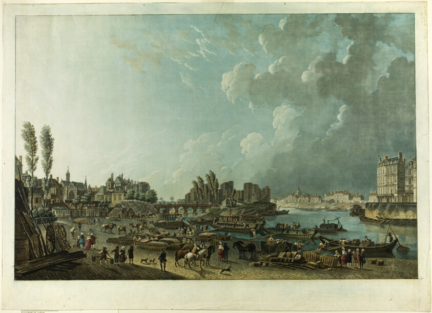 View of the Port of St.Paul, Paris