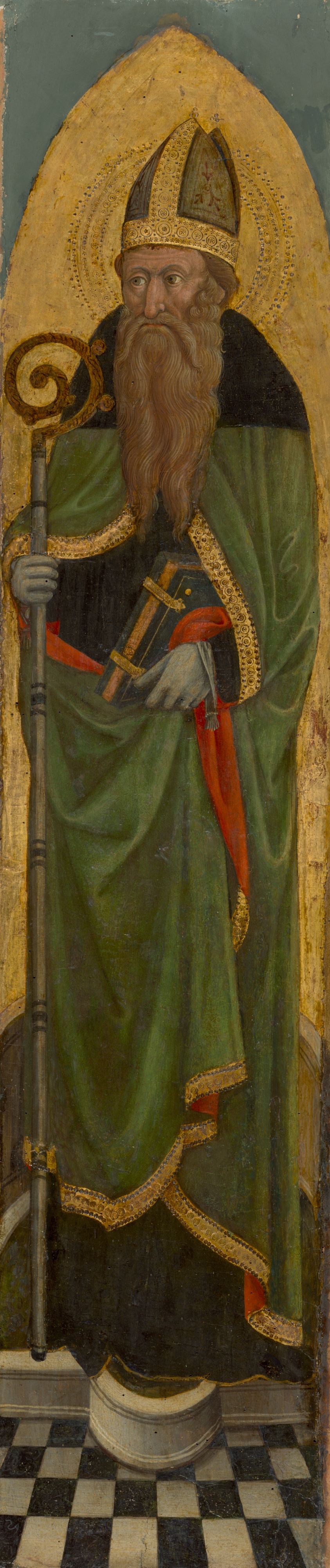 Panels from the Altarpiece of The Assumption of the Virgin with Saints: Bishop Saint