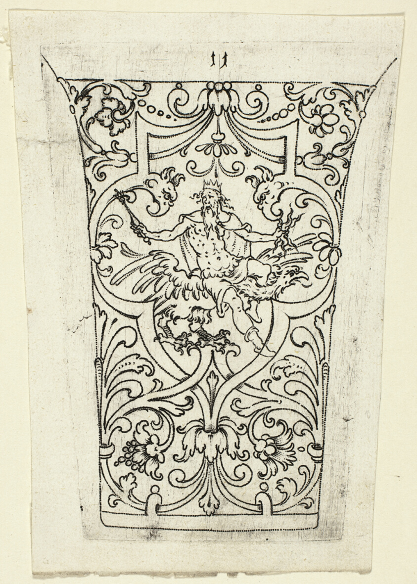 Plate 11, from twenty ornamental designs for goblets and beakers