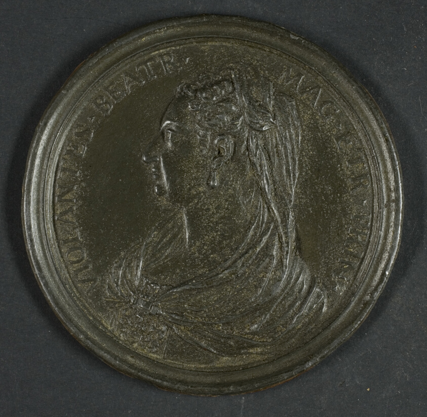 Medal Depicting Violante Beatrice of Bavaria (1672–1731)