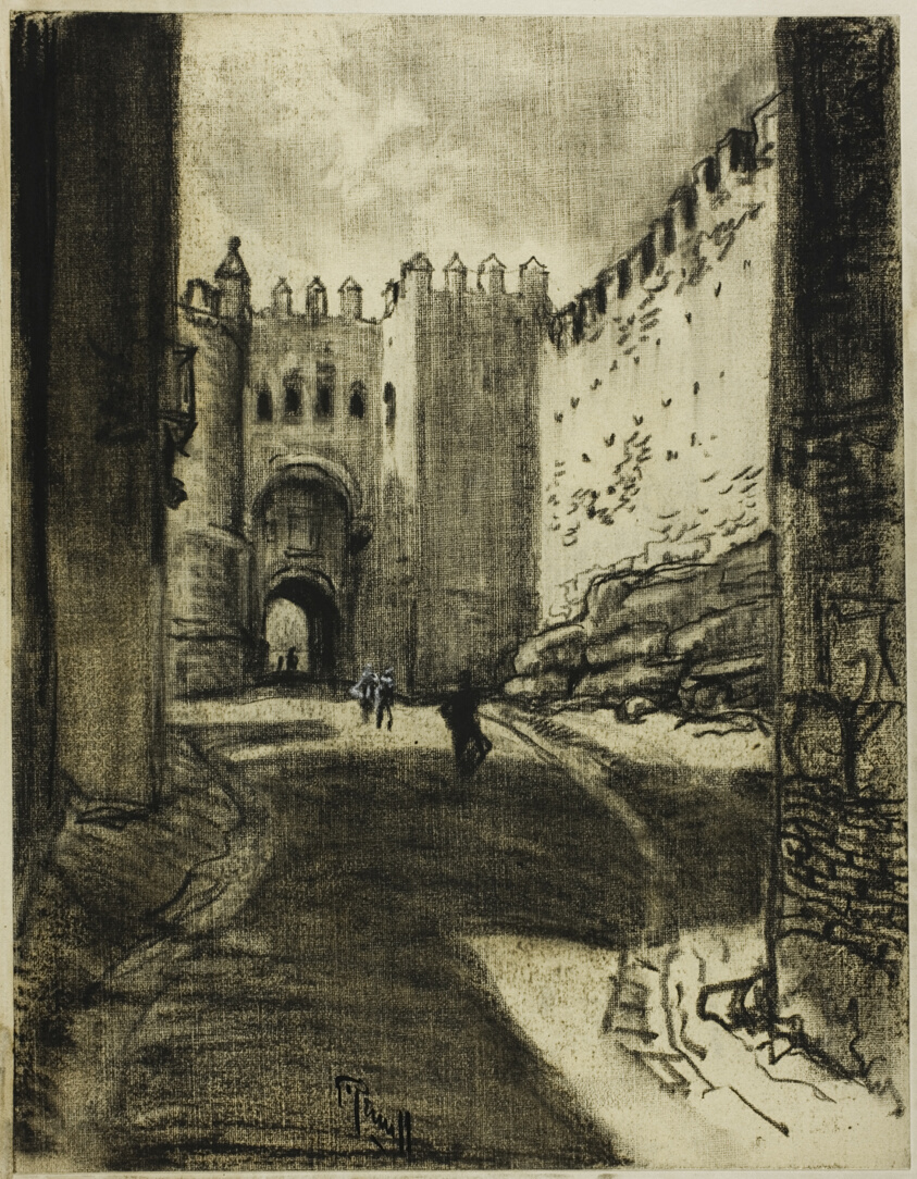 Gateway, Segovia, from Castilian Days