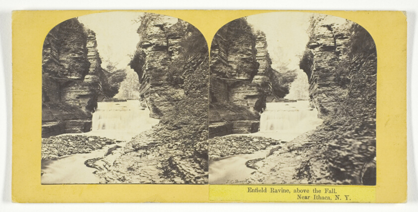Enfield Ravine, above the Fall. Near Ithaca, N.Y.