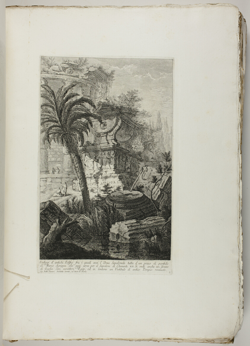 Opere Varie di Architetura; Raccolta di Alcuni Disegni del Barberi da Cento detto Il Guercino