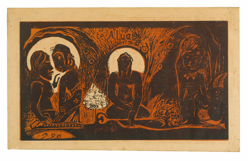 Te atua (The God), from the Noa Noa Suite