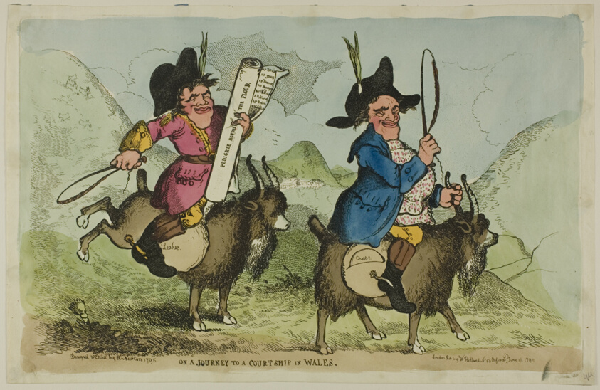 On a Journey to a Courtship in Wales