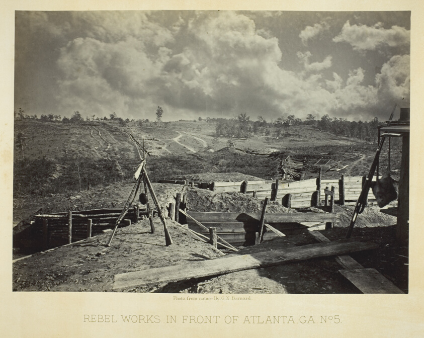 Rebel Works in Front of Atlanta, GA, No. 5