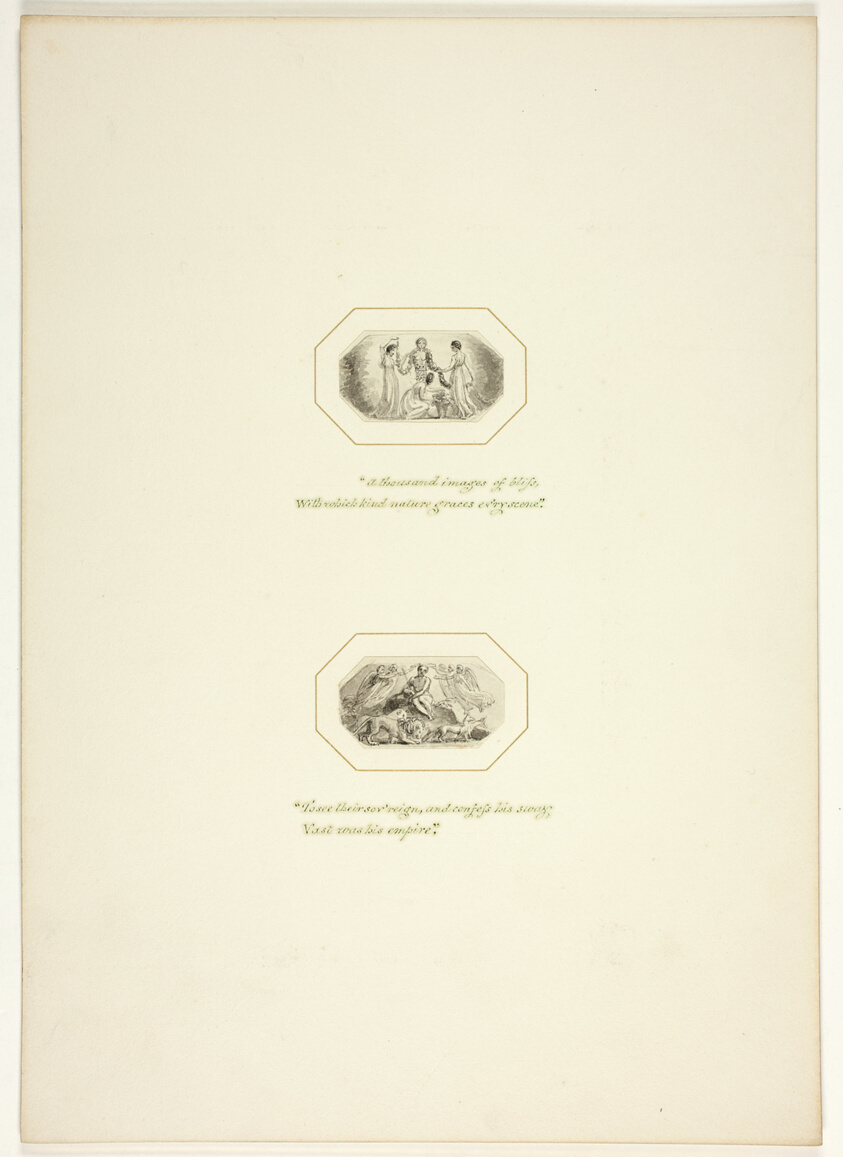 Study for a plate from The Task