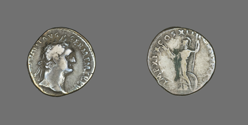Denarius (Coin) Portraying Emperor Domitian