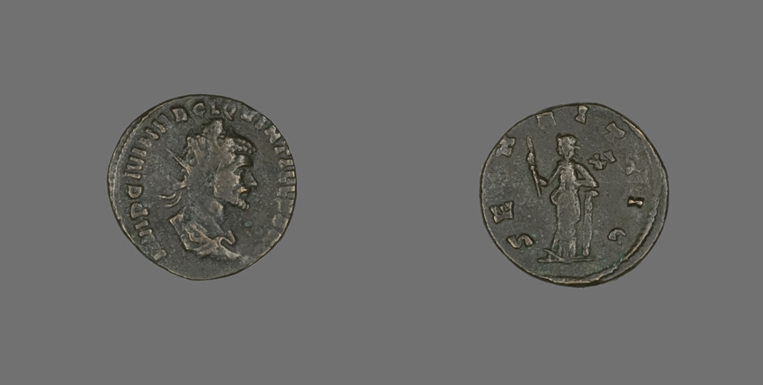 Coin Portraying Emperor Quintillus