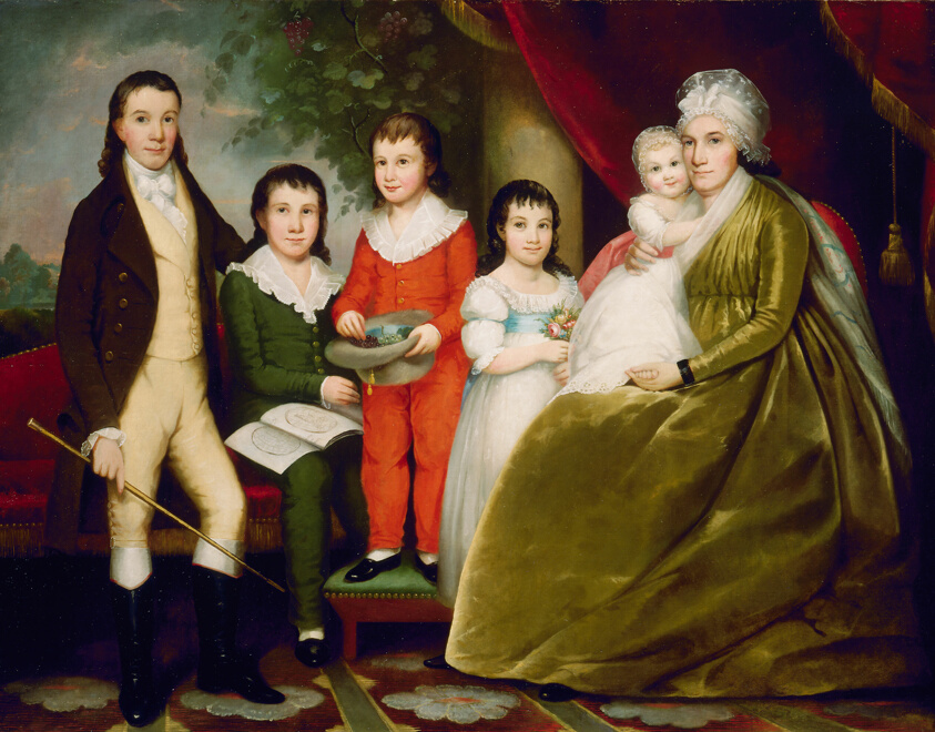 Mrs. Noah Smith and Family