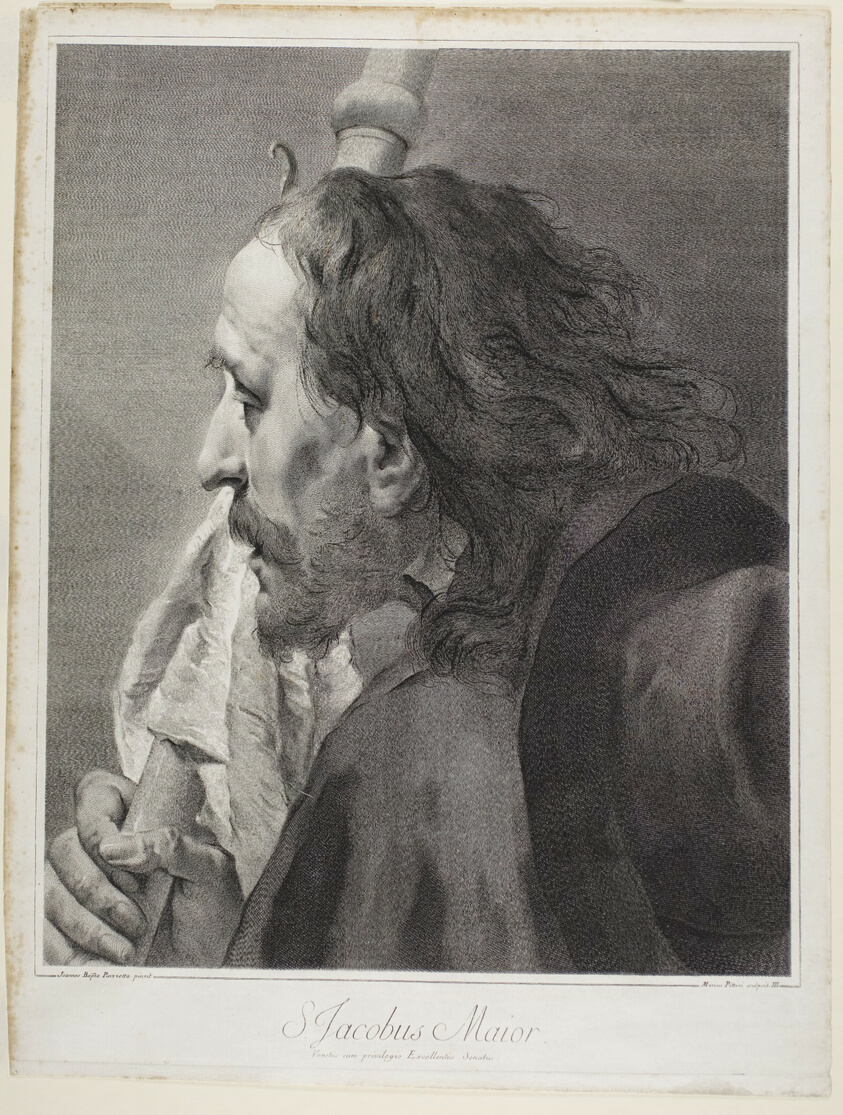 Saint Jacobus the Great, from The Holy Family and the Twelve Apostles