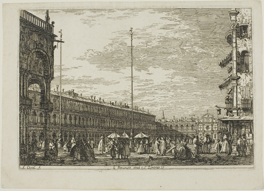 Le Procuratie Niove e S. Ziminian, from Vedute