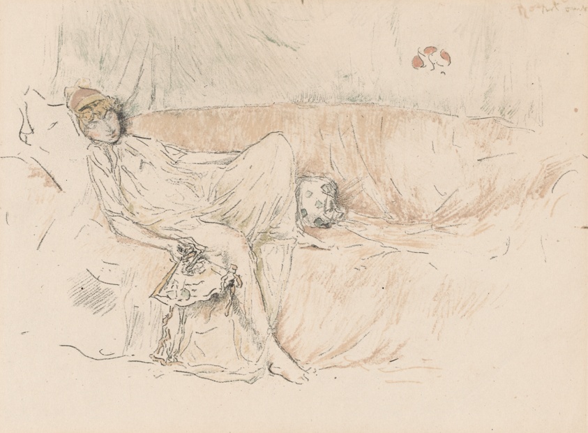 Draped Figure, Reclining