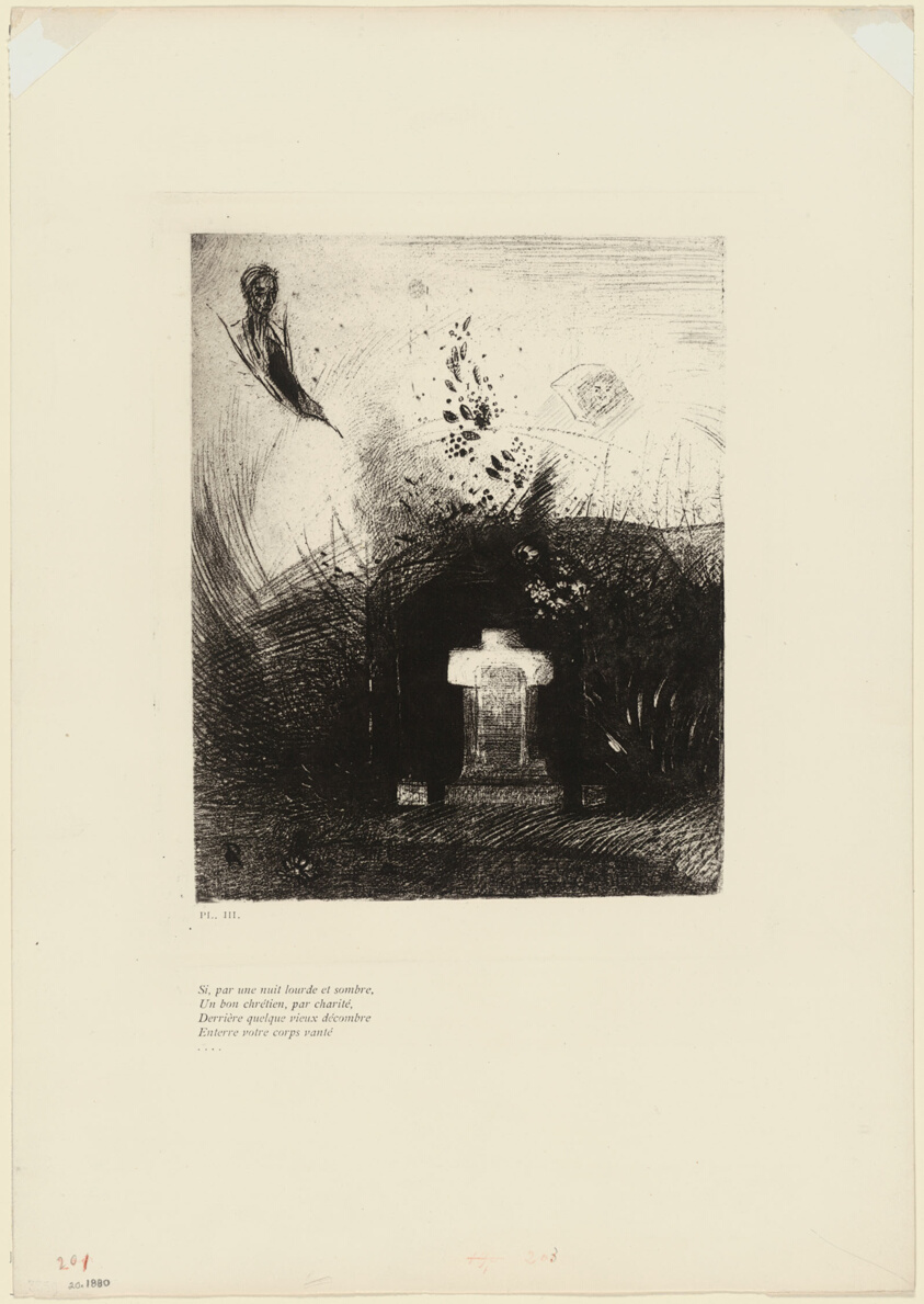 If On a Close Dark Night a Good Christian, Out of Charity, Behind Some Old Ruin, Buries Your Arched Body, plate 4 of 9