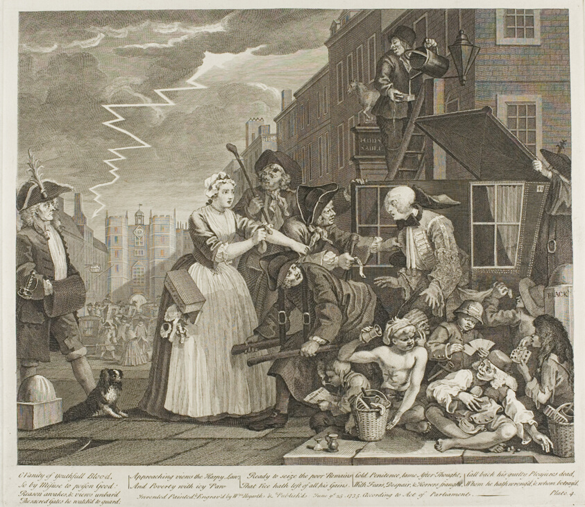 Plate Four, from A Rake's Progress