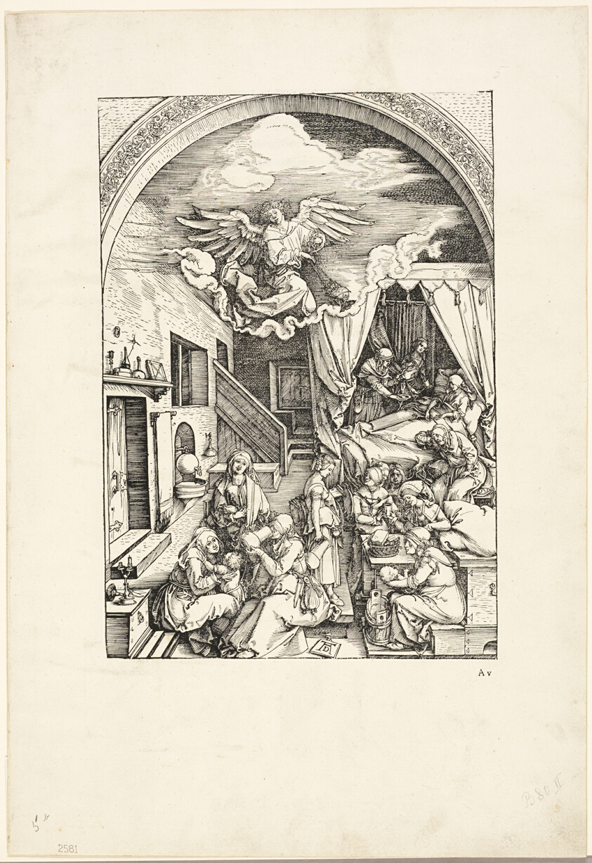 The Birth of the Virgin, from The Life of the Virgin