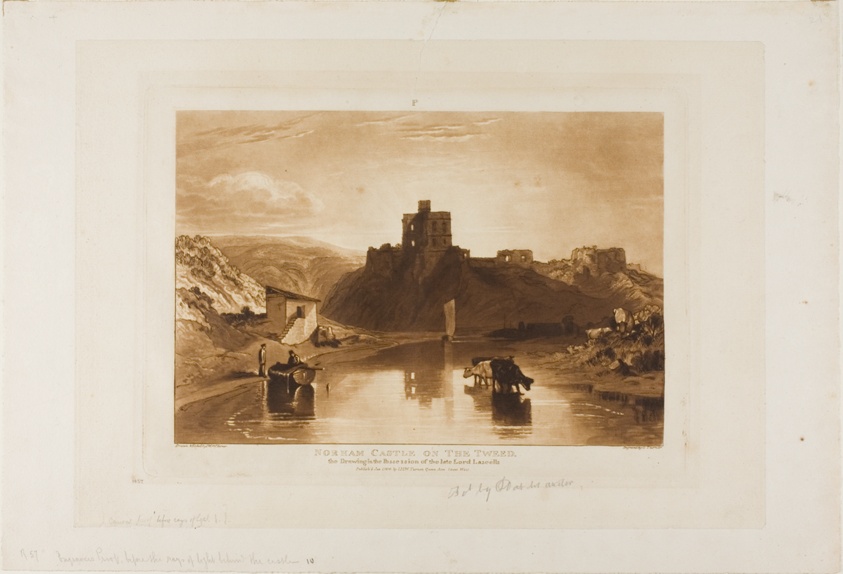 Norham Castle, plate 57 from Liber Studiorum