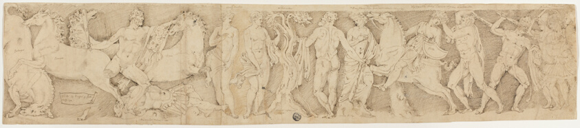 After the Antique: Sarcophagus Lid with the Labors of Hercules