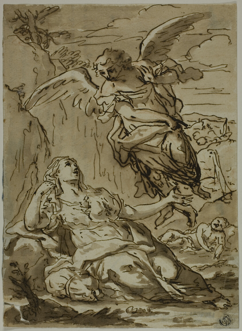 Angel Appearing to Hagar in the Wilderness
