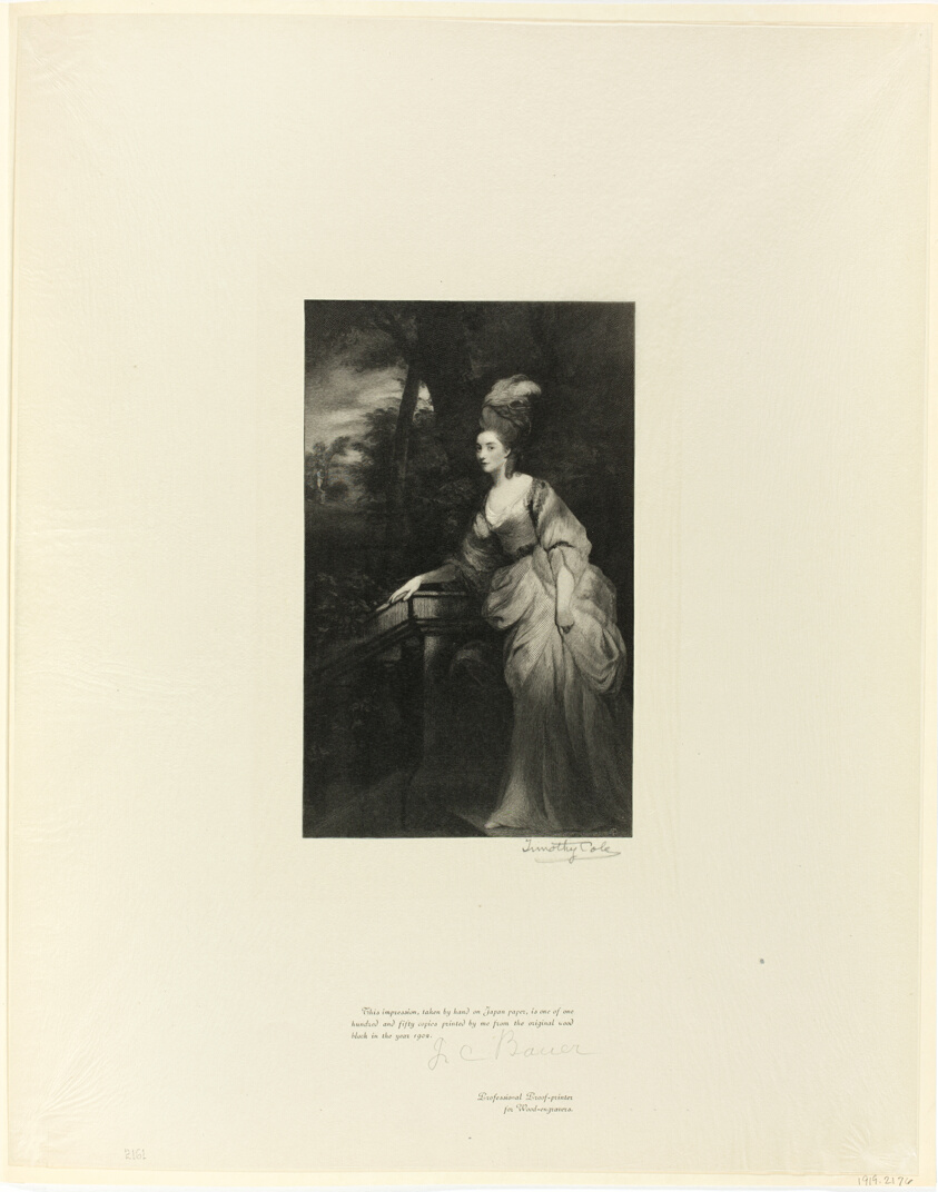 Georgiana, Duchess of Devonshire, from Old English Masters