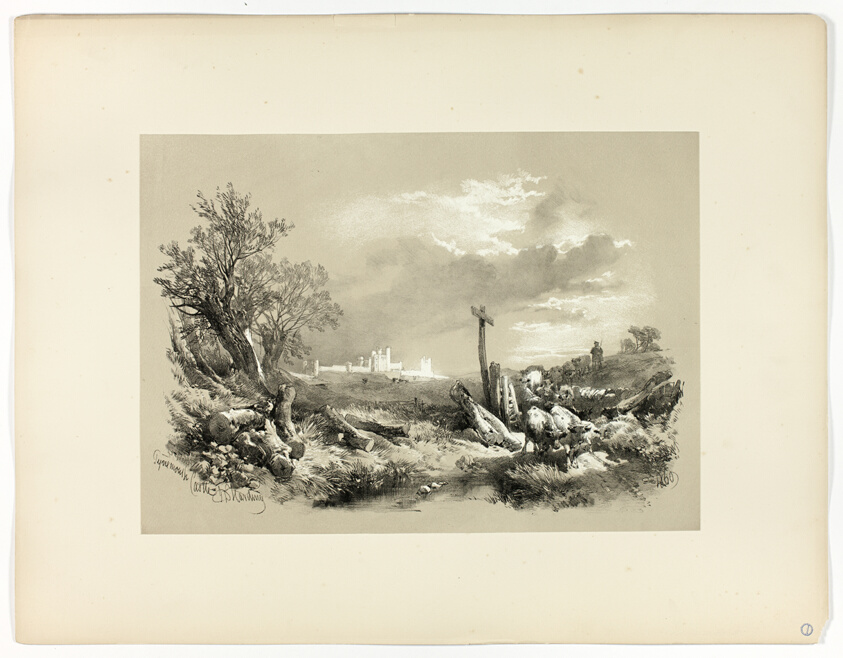Tynemouth Castle, from Picturesque Selections