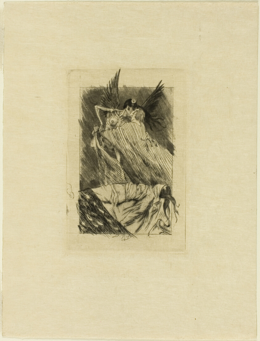 Frontispiece to Les baisers morts