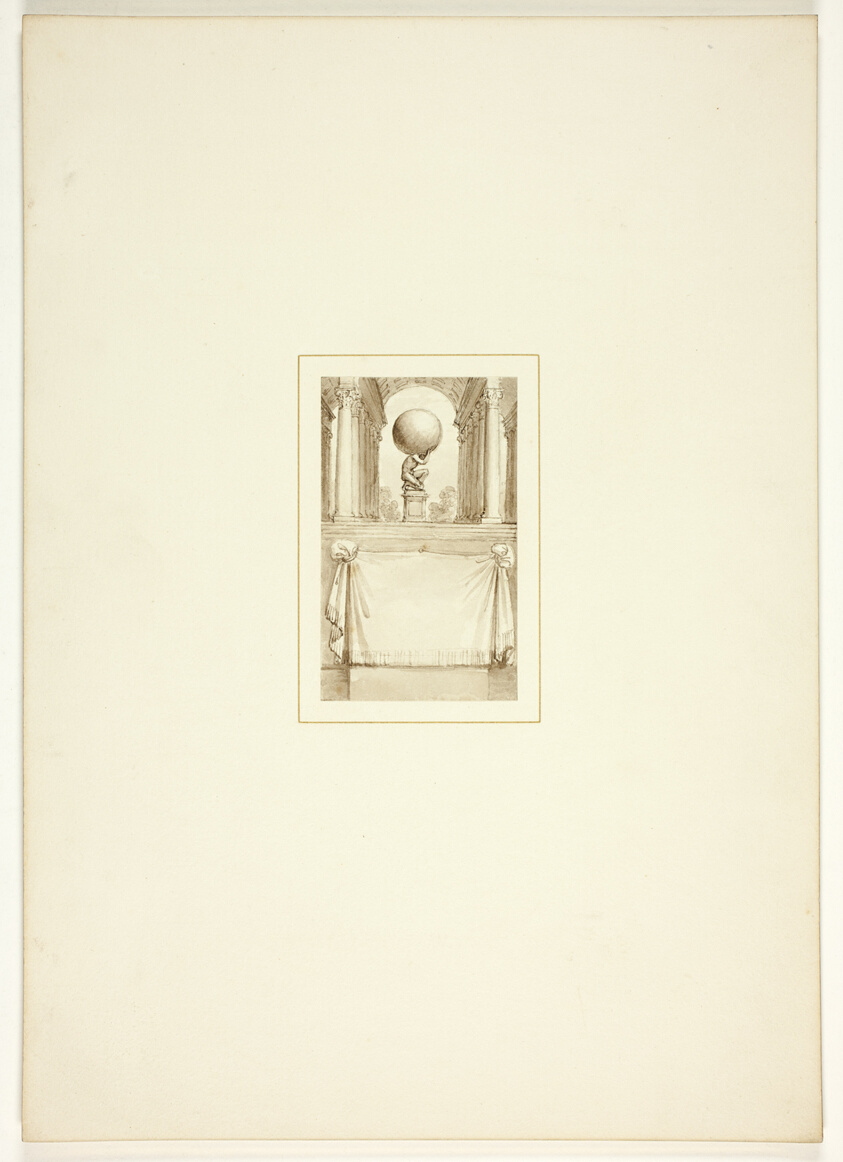 Study for a plate from The Task