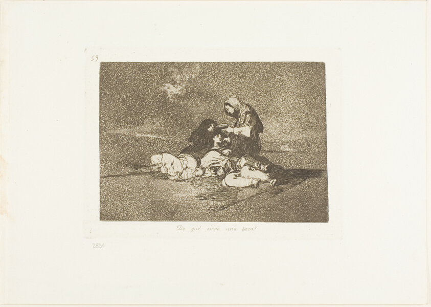 What is the Use of a Cup?, plate 59 from The Disasters of War