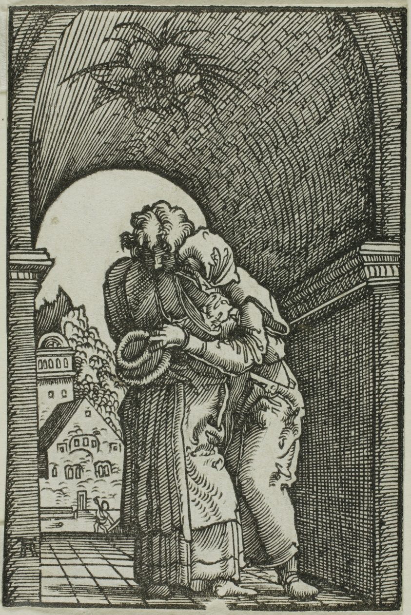 The Meeting of Joachim and Anne, from The Fall and Redemption of Man