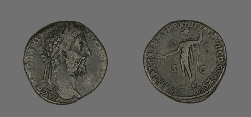 Sestertius (Coin) Portraying Emperor Commodus