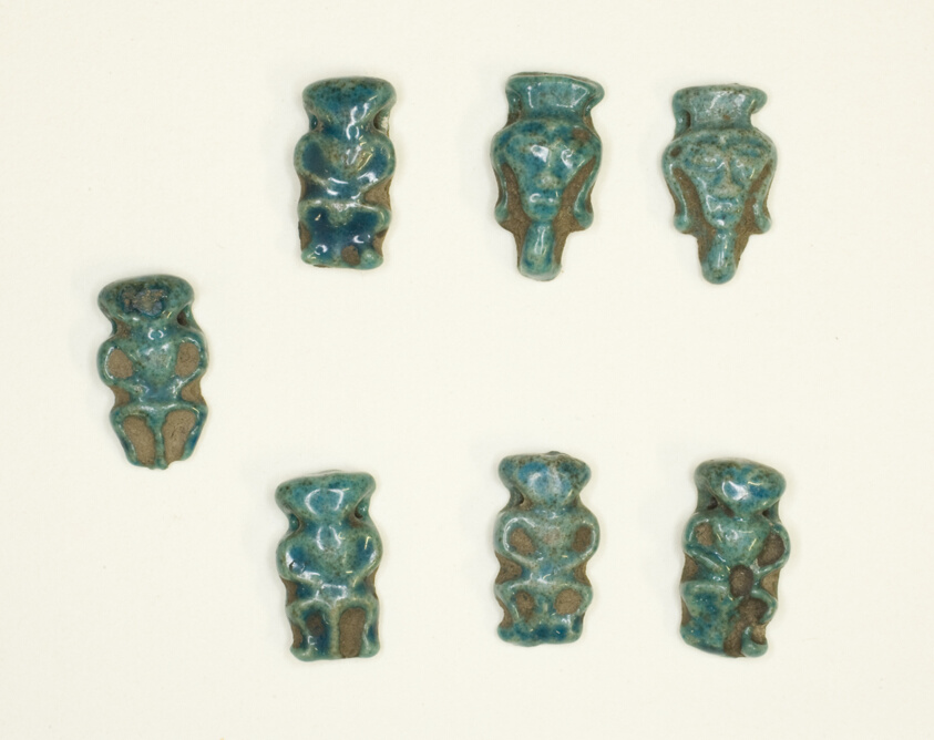 Amulets of the God Bes and the Goddess Hathor