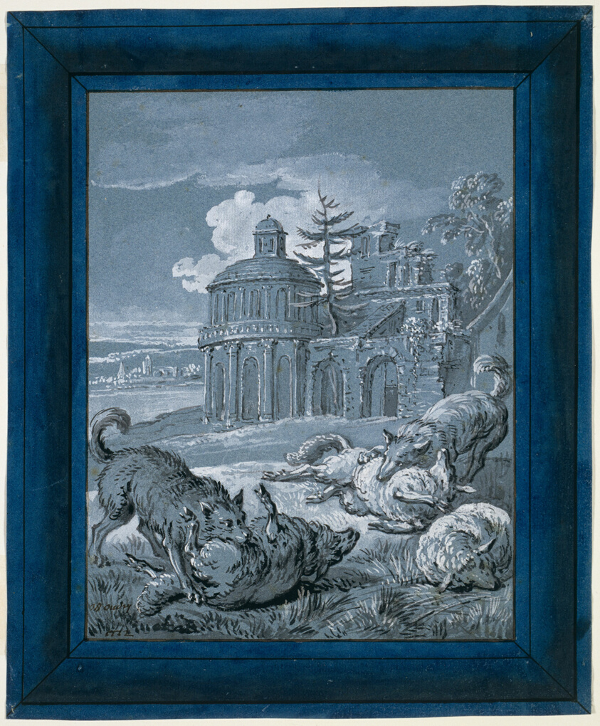 Wolves Attacking Sheep ("Rien de Trop II")