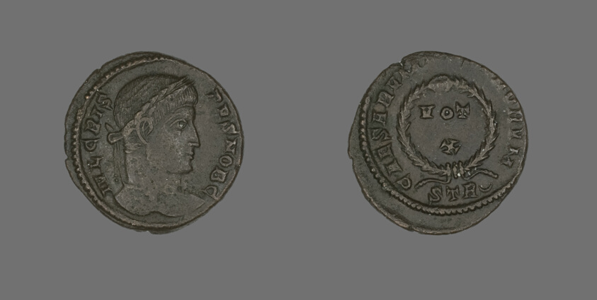 Coin Portraying Emperor Crispus