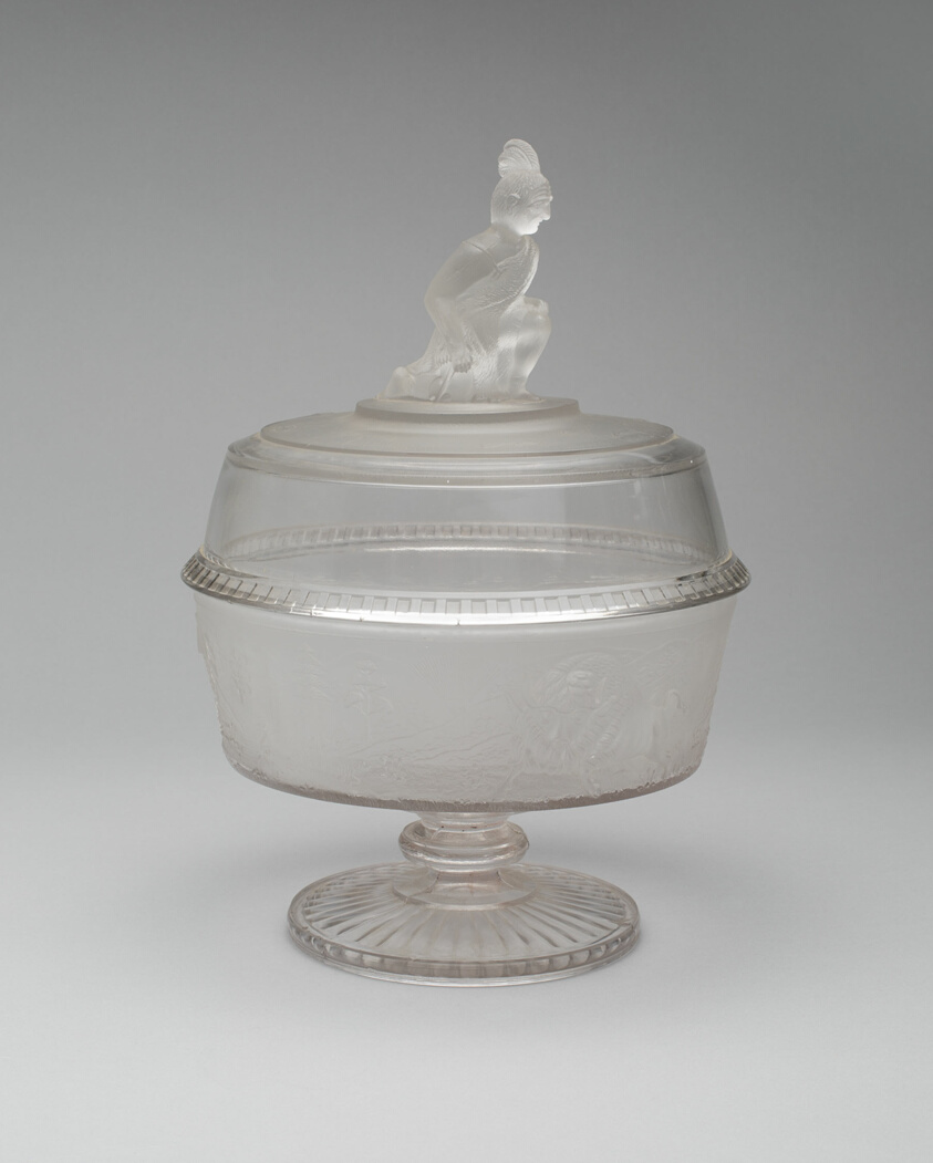 Westward Ho!/Pioneer Covered Footed Compote