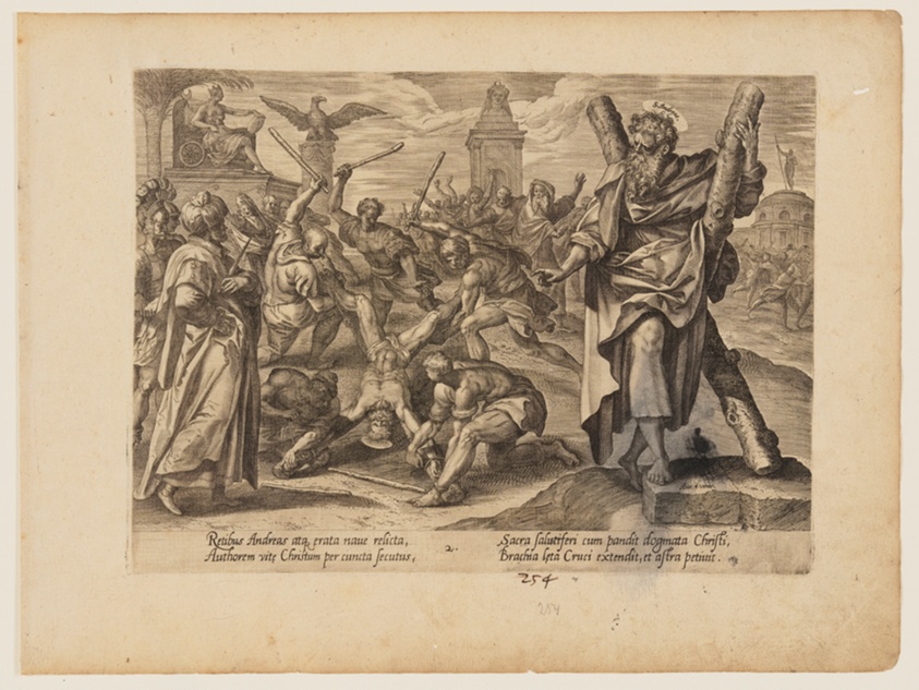 The Martyrdom of St Andrew, from The Martyrdom of Christ and the Apostles