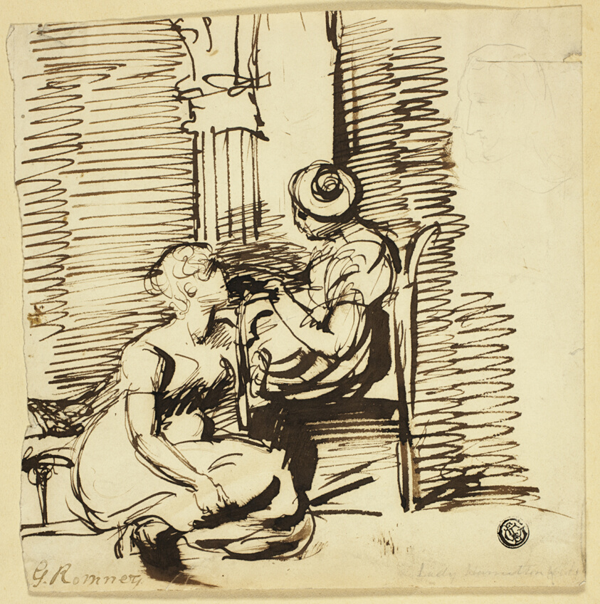 Two Women in Interior