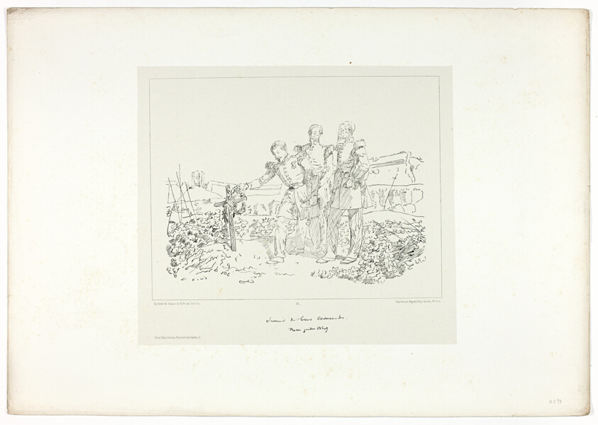 Rememberance of good comrades, from Souvenirs d’Italie: Expédition de Rome