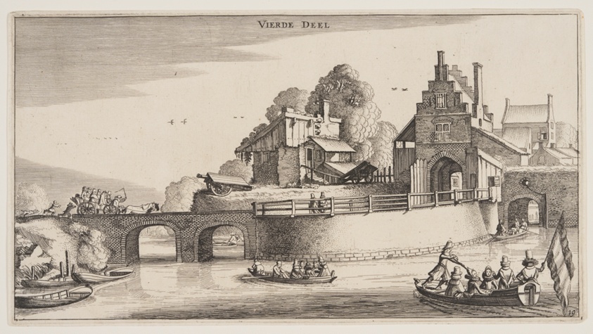 Entrance of a Town, from Landscapes (Playsante Lantschappen)