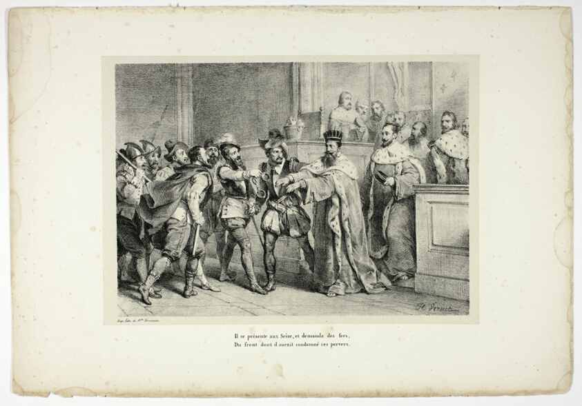 The Revolt of the Sixteeen, plate seven from La Henriade