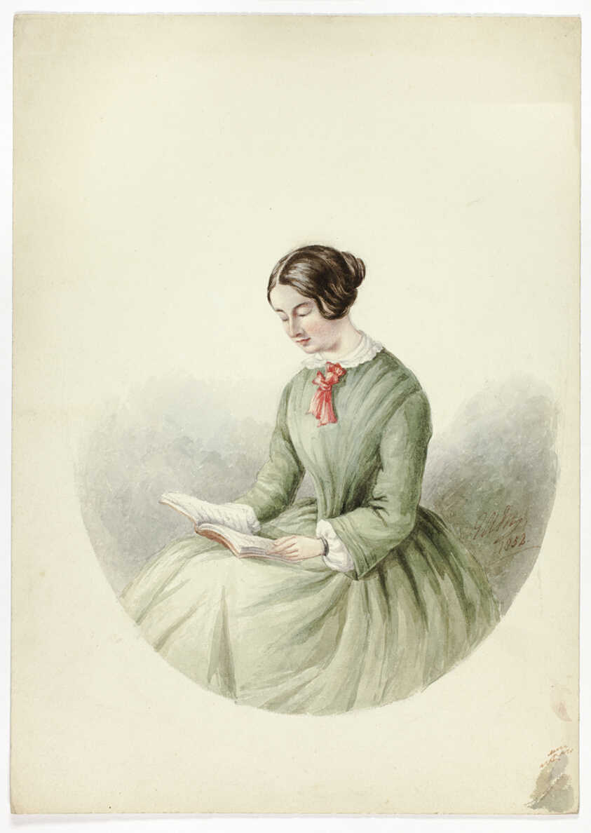 Portrait of Woman Reading