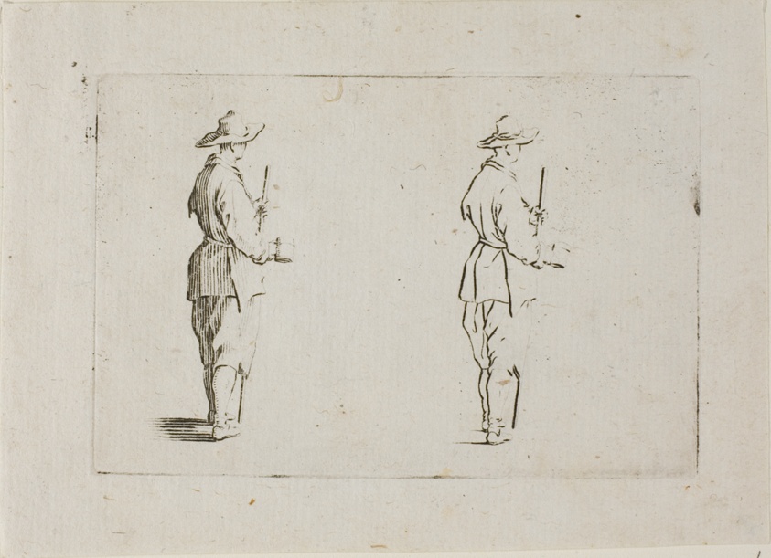 The Peasant Holding a Goblet, from The Caprices