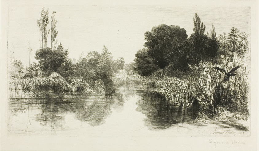 Shere Mill Pond, No. II (large plate)