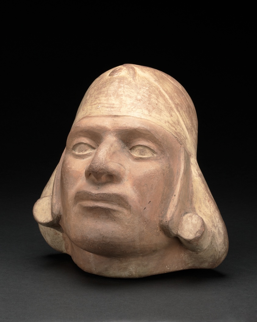 Portrait Jar of a Ruler with Traces of Face Paint