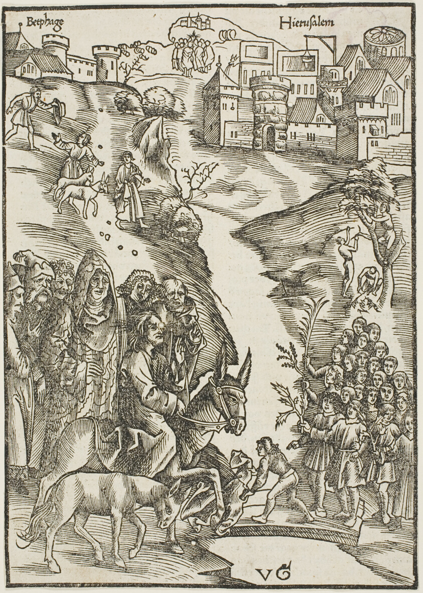 Christ's Entry into Jerusalem, from Passio domini nostri Jesu Christi