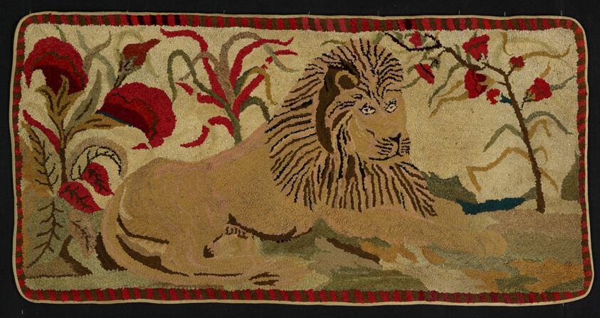 Lion with Palms (Rug)