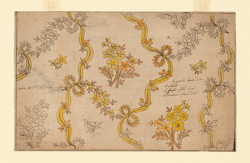 Design for an Embroidered or Woven Textile